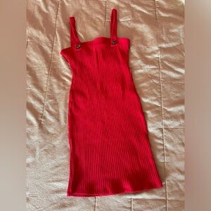 NWOT Ribbed Cotton Bodycon Dress